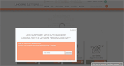 Desktop Screenshot of lingerieletters.co.za